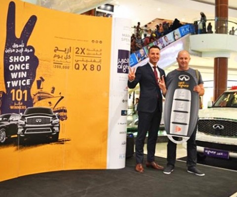 Al Ghurair Centre Announces First Mega Winner of Infiniti QX80 in “Shop Once Win Twice”